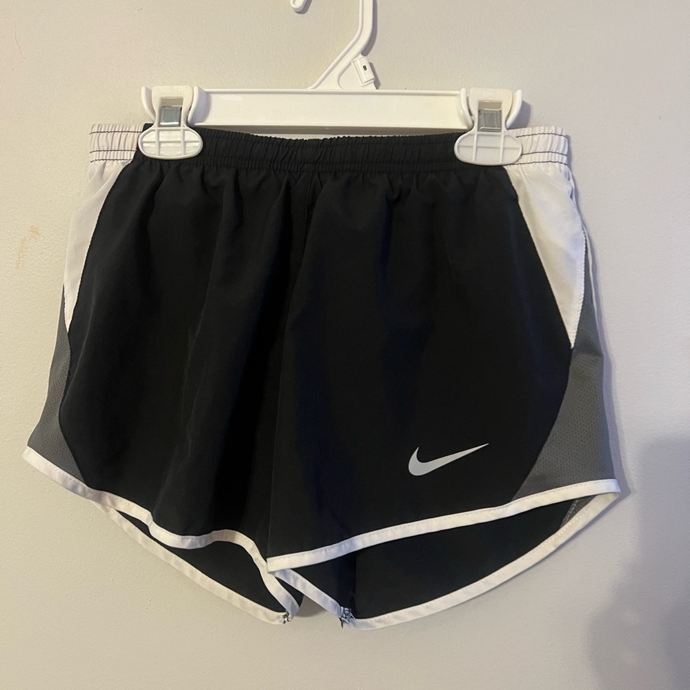 Nike Black and White Athletic Shorts